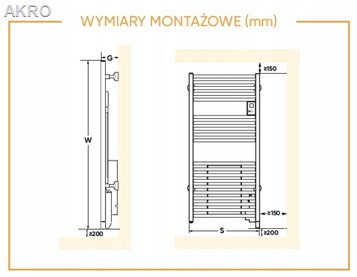 Suszarka łazienkowa Doris-4 Ventilo 1500W